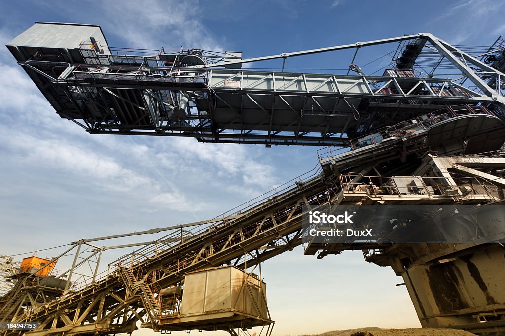 Broca pesada máquina de mineração - Foto de stock de Aço royalty-free