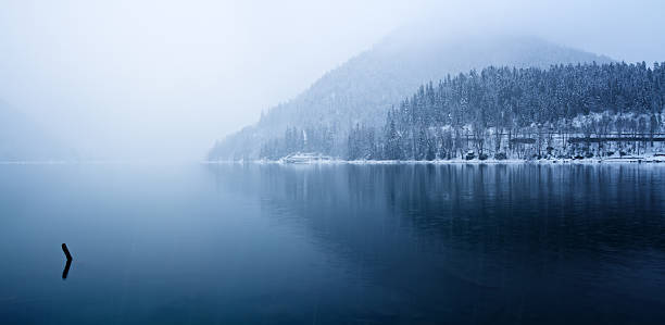 Panoramic shot of lake in mountainsSimilar images: