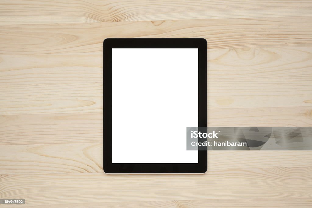 Digital tablet com tela em branco - Royalty-free Ecrã em branco Foto de stock