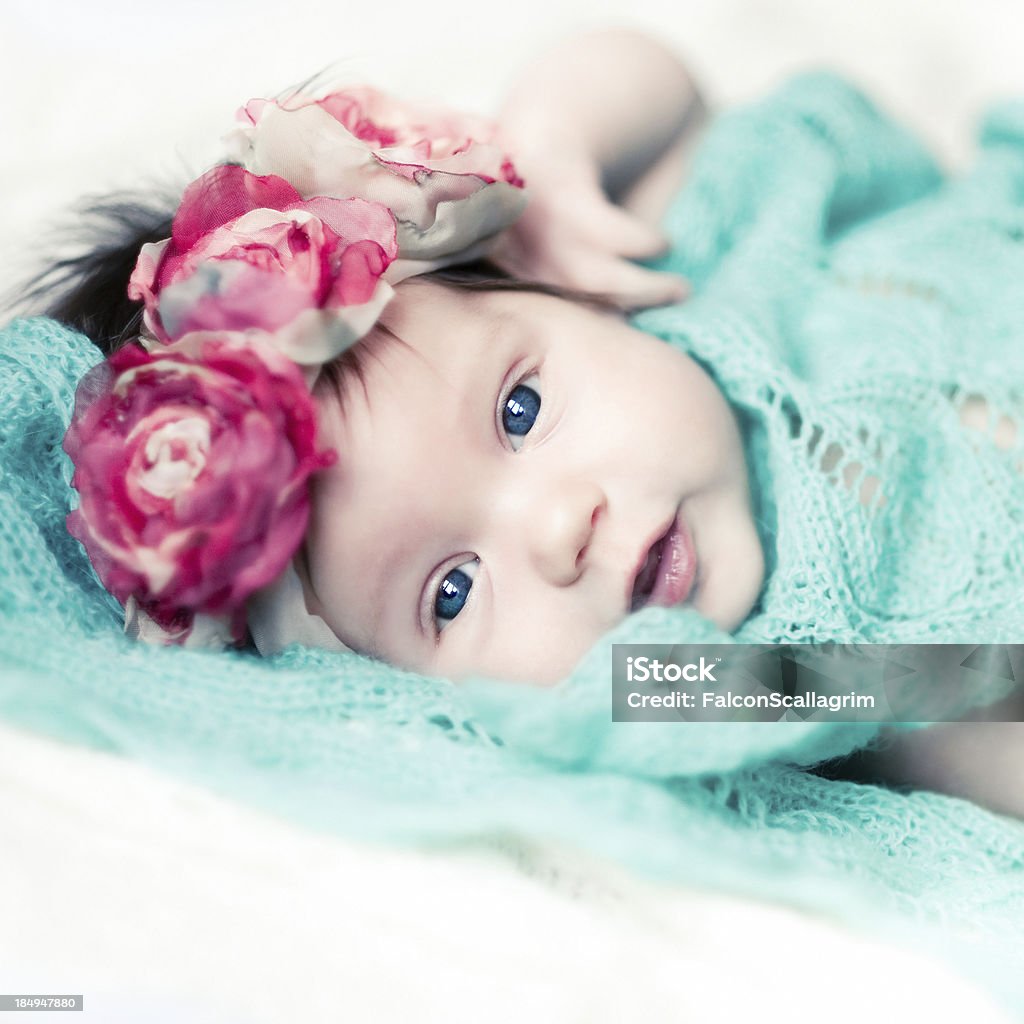 Kind Milana - Lizenzfrei 6-11 Monate Stock-Foto