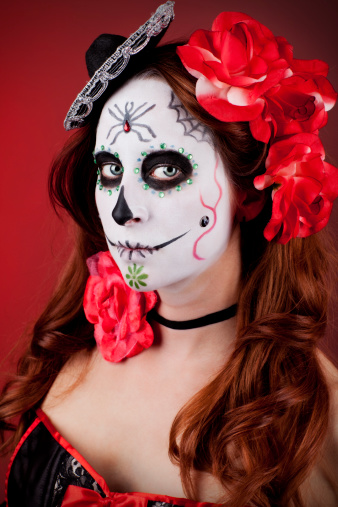 Day Of The Dead Stock Photo - Download Image Now - 20-29 Years, Adult ...
