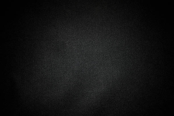 Dark texture background of black canvas