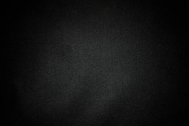 Dark texture background of black canvas stock photo