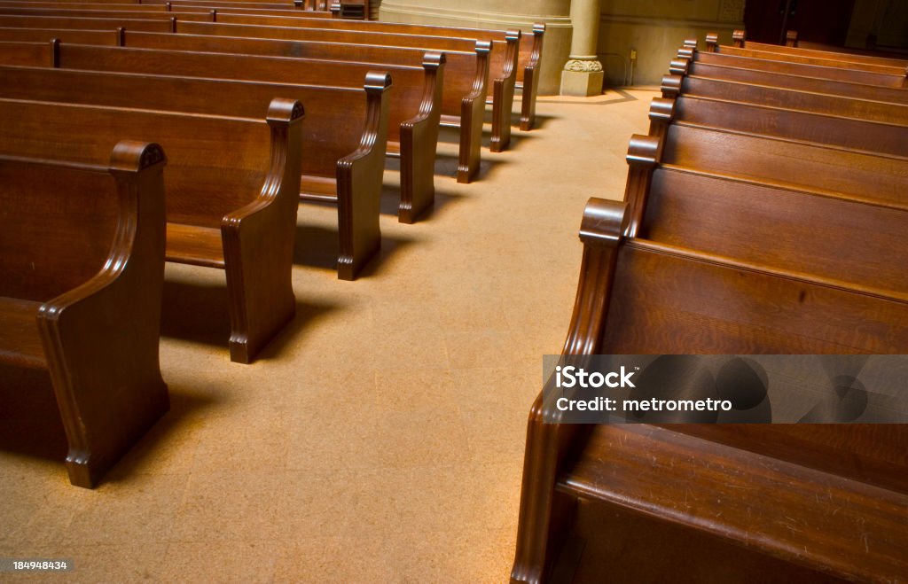 Igreja pews - Royalty-free Banco - Assento Foto de stock