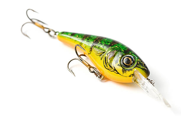 istock Fishing Lure - Green and Yellow 184948622
