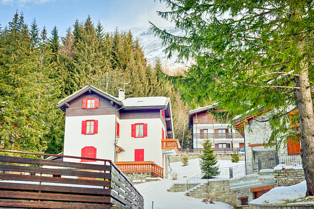 istock Typical Mountain Chalet, Alps, Italy 184948970