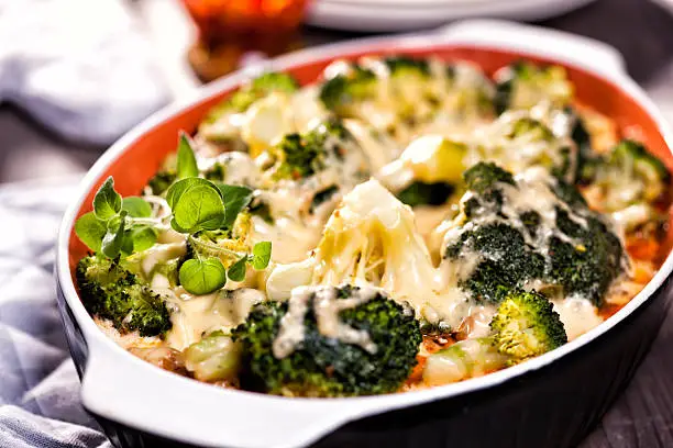 Scalloped broccoli casserole