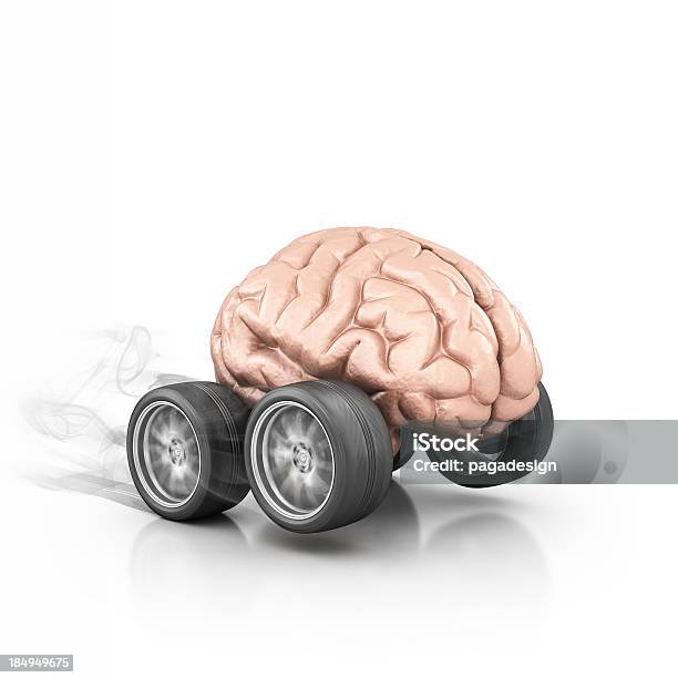 빠른 학습 뇌에 대한 스톡 사진 및 기타 이미지 - 뇌, 속도, 바퀴
