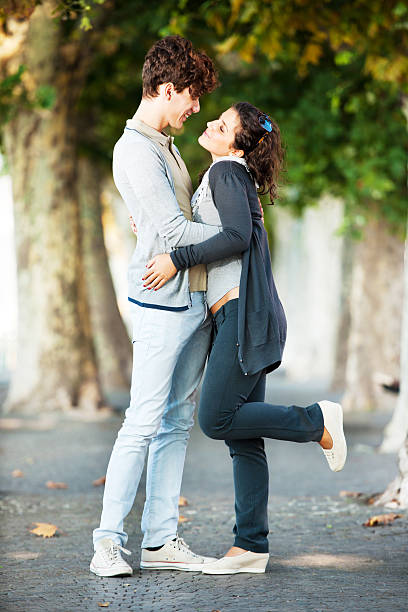 istock Embraced couple in love 184949757