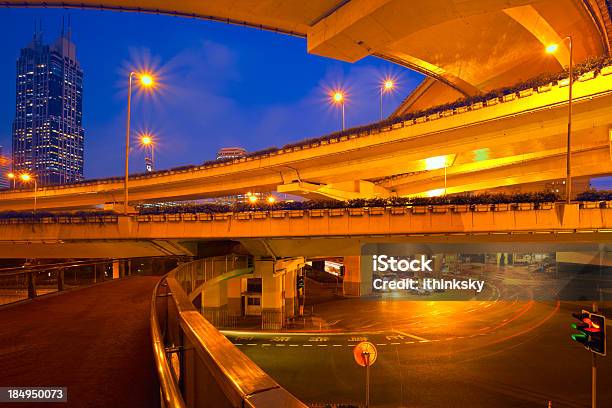 Photo libre de droit de Autoroute Viaducts De Nuit banque d'images et plus d'images libres de droit de Activité - Activité, Architecture, Asie