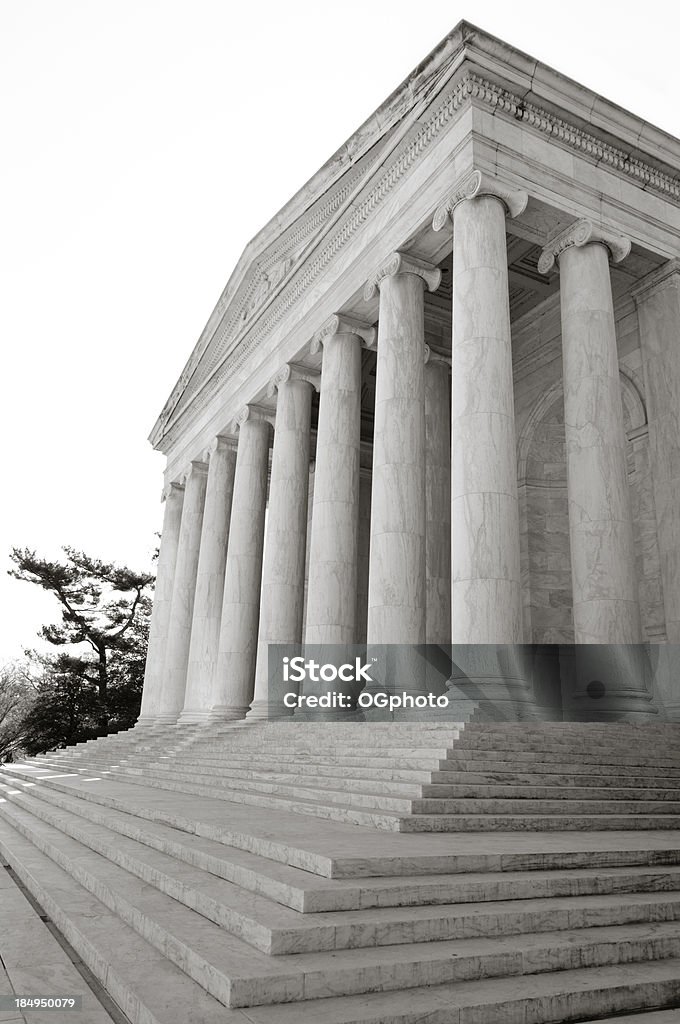 Fachada da frente do Memorial de Jefferson - Foto de stock de Antiguidade royalty-free