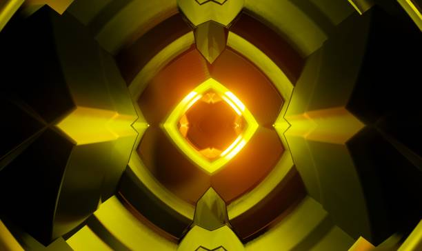istock Abstract background of glowing wavy surface. Gaming, galaxy, star track background. Bright shiny colored background. 3D render 1849503574