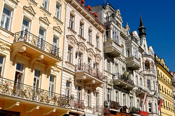 istock beautiful houses in Karlovy Vary 184950701