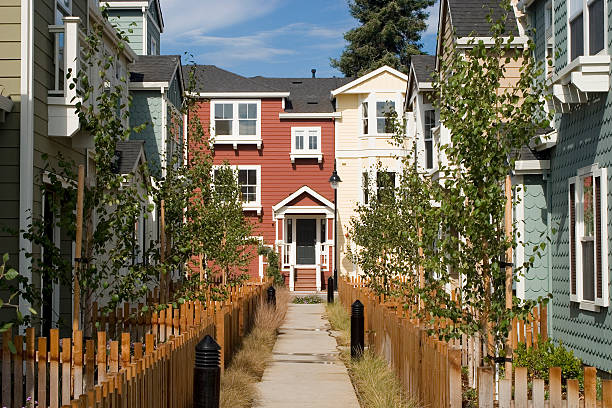 istock Colorful Townhouses 184950747