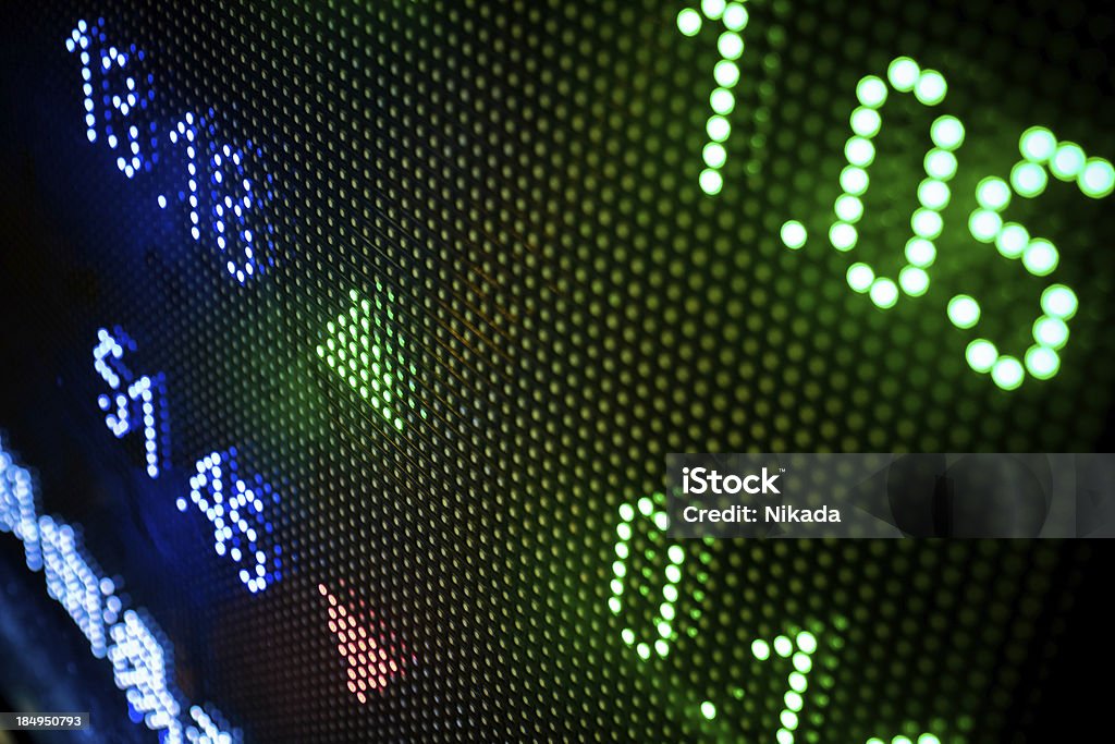 stock market data - Lizenzfrei Auslage Stock-Foto