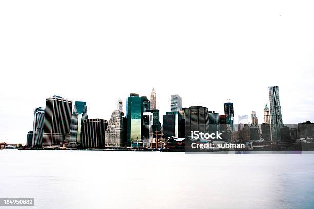 Centrum Manhattan O Zachodzie Słońca - zdjęcia stockowe i więcej obrazów Ameryka Północna - Ameryka Północna, Architektura, Bez ludzi