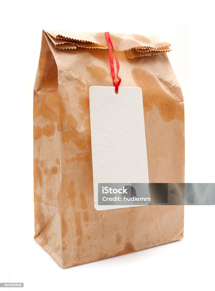 Sacchetto di carta marrone - Foto stock royalty-free di Alimentazione non salutare