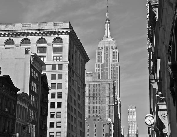 istock Manhattan cityscape view with Empire State Building, NYC 184951014