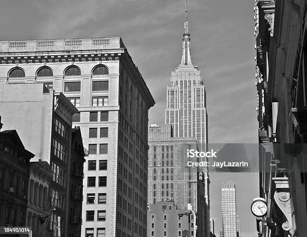 Manhattan Cityscape View With Empire State Building Nyc Stock Photo - Download Image Now