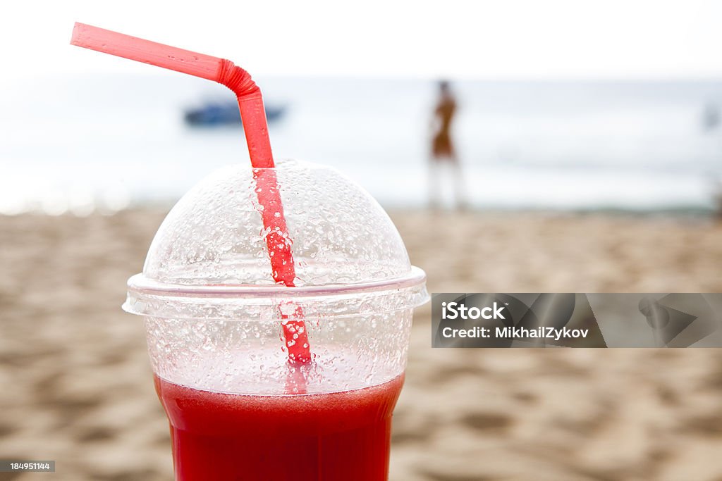 watermelon cocktail Beach Stock Photo