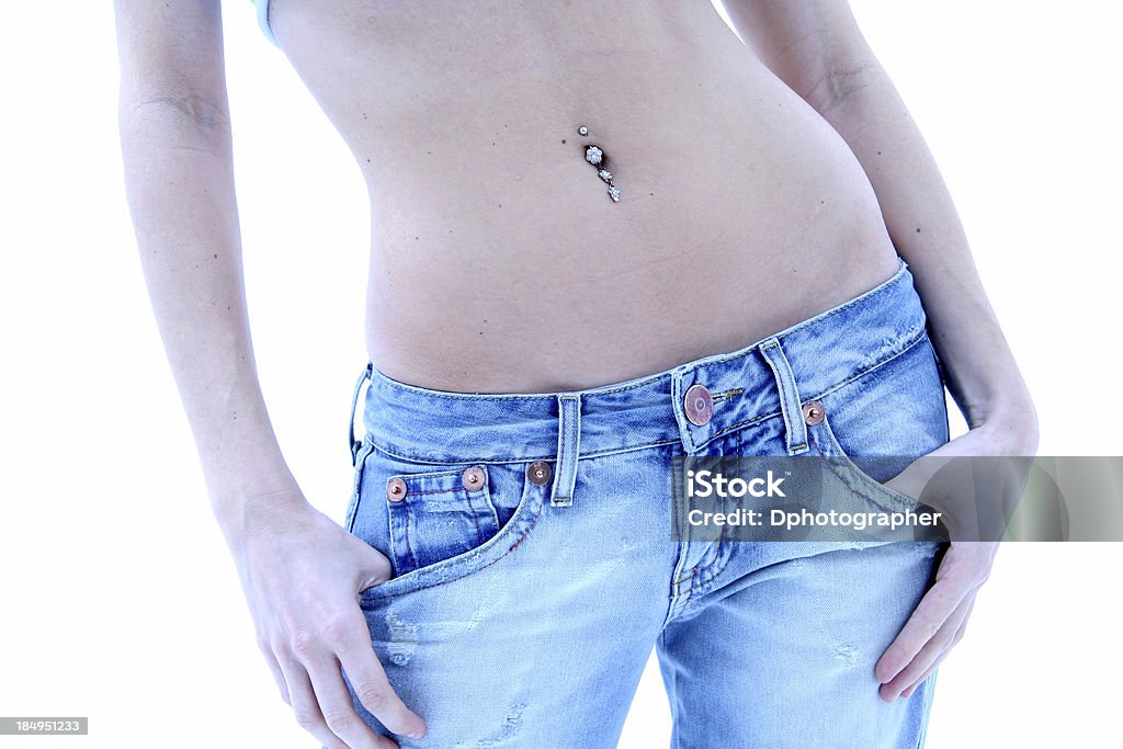 Blue Jeans - Foto de stock de Abdomen libre de derechos