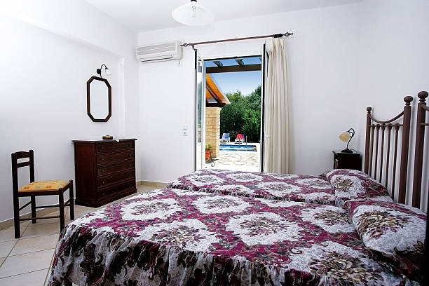 istock Holiday vacation villa bedroom 184951862