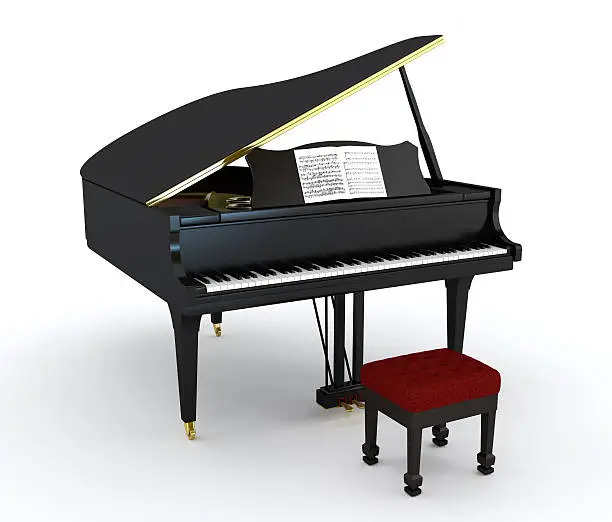 Photo of Isolated concert piano