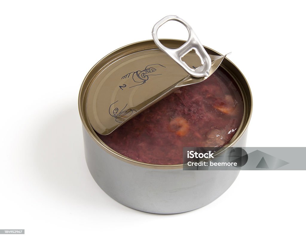 Ring-pull Canned Meat Meat Stock Photo
