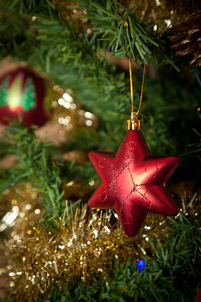 istock Christmas Decoration and Ornaments in Christmas Tree 184953145