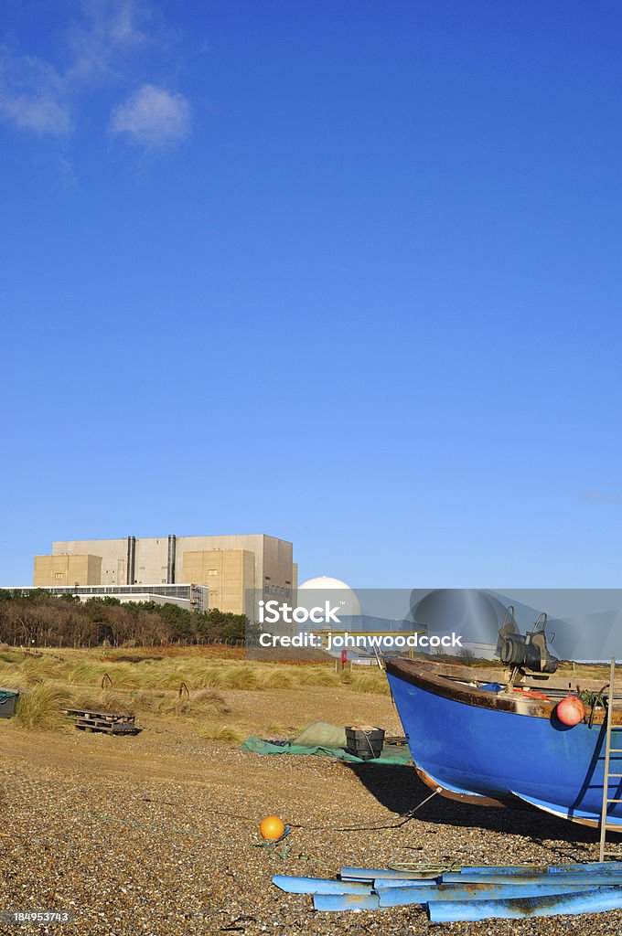 Sizewell Łódka - Zbiór zdjęć royalty-free (Elektrownia jądrowa)