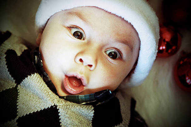 istock Baby Boy Excited About Christmas 184954069