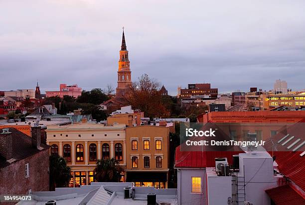 Charleston Na Carolina Do Sul - Fotografias de stock e mais imagens de Charleston - Carolina do Sul - Charleston - Carolina do Sul, Carolina do Sul, Horizonte Urbano