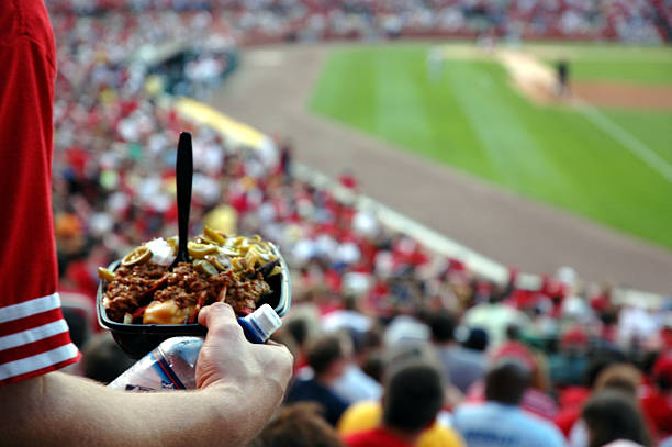 nachos & sportowe - baseball stadium fan sport zdjęcia i obrazy z banku zdjęć