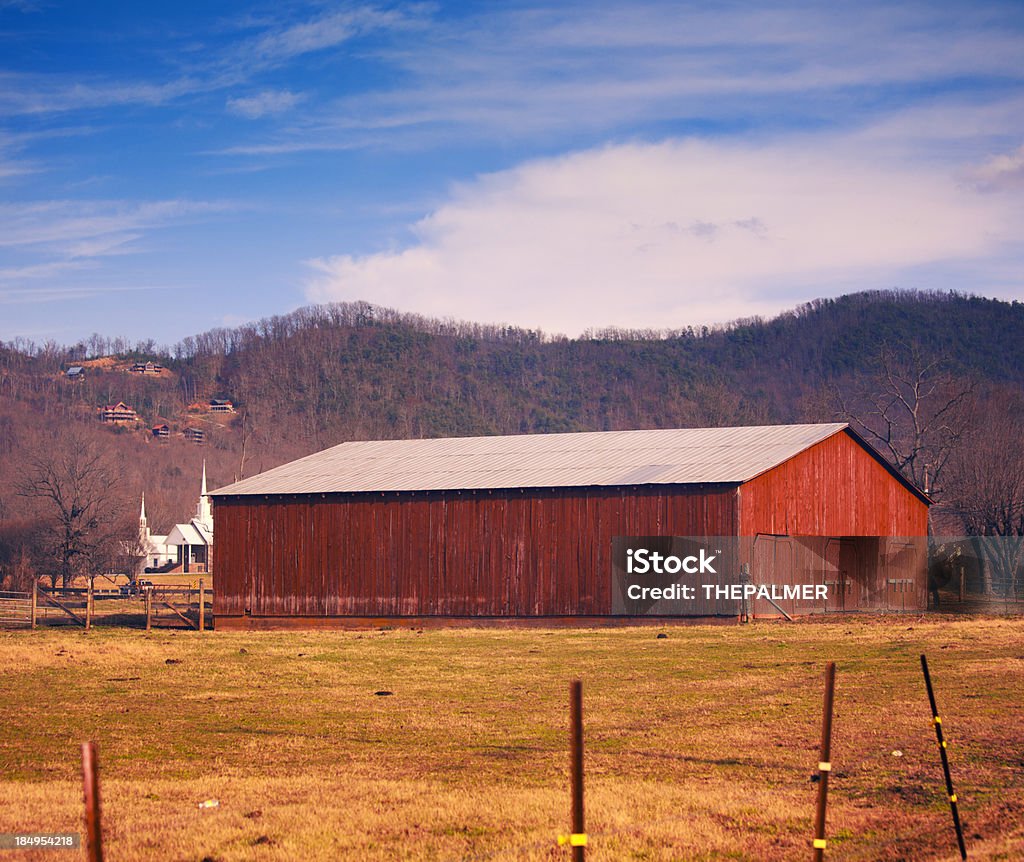 barnyard in veste valley - Foto stock royalty-free di Fattoria