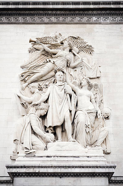istock Relief with Napoleon Bonaparte at Arc de Triomphe in Paris 184954230