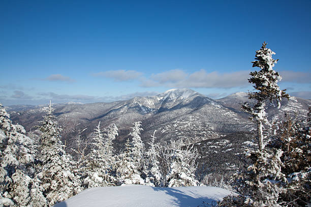 istock Noonmark Mountain Summit in Winter, Adirondacks 184954277
