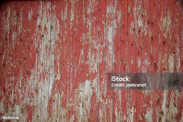 Aged Red Fence Stock Photo - Download Image Now - Red, Wood - Material, Abstract