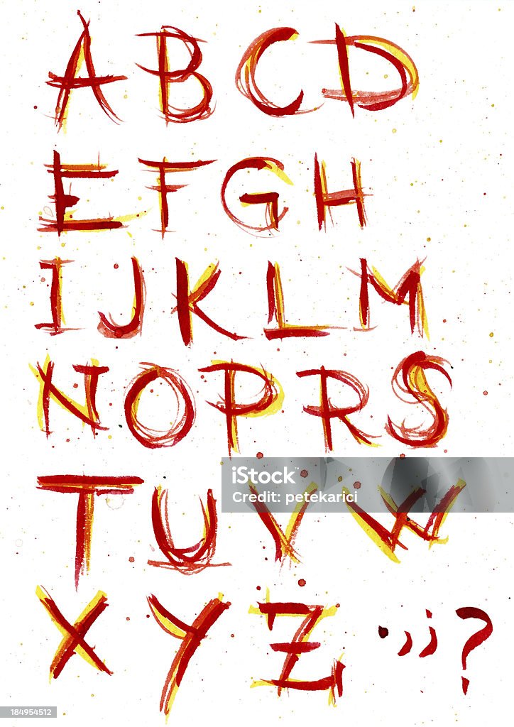 Alphabet Aquarelle - Illustration de Lettre B libre de droits