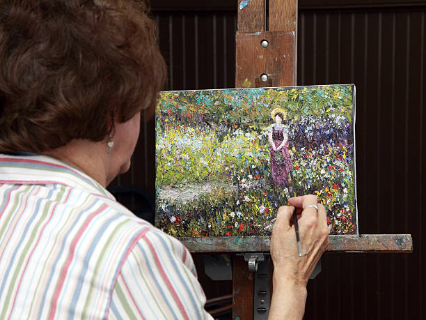 istock Artist Painting a Picture 184954586