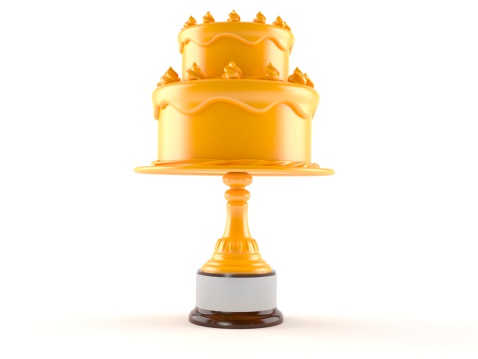 Golden royal crown for king and queen on black marble stone podium 3d render. Realistic luxury golden corona, medieval diadem for prince, princess or emperor, isolated museum exhibit. 3D illustration