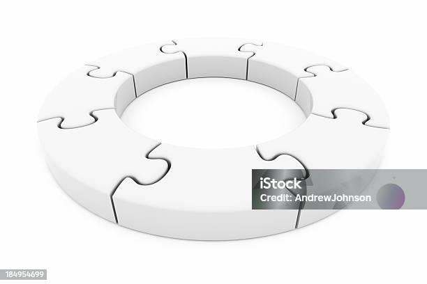 Jigsaw Puzzle Circle Stock Photo - Download Image Now - Circle, Jigsaw Piece, Abstract