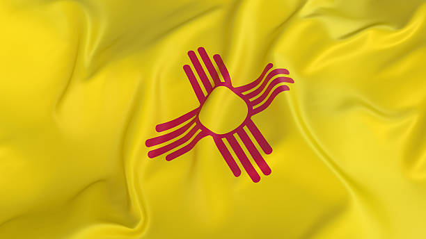 ニューメキシコ州旗 - new mexico flag ストックフォトと画像