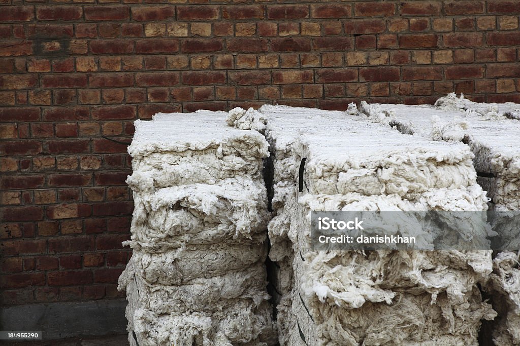 Pakistán orgánicos Bales de algodón - Foto de stock de Agricultura libre de derechos