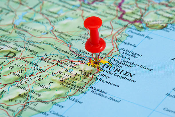 istock Dublin, Ireland Map Europe 184955736