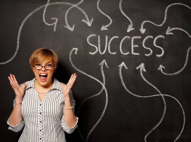 istock Stress and Success on a Blackboard 184955951