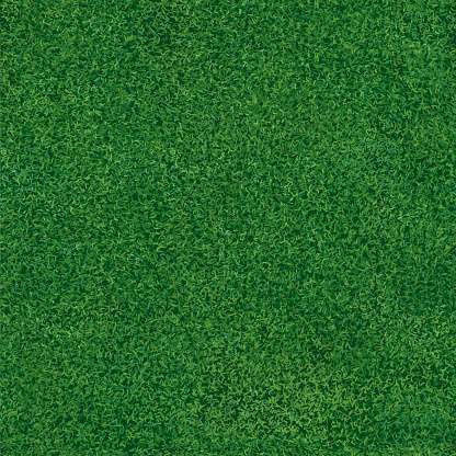 Soccer or golf short grass seamless square tile