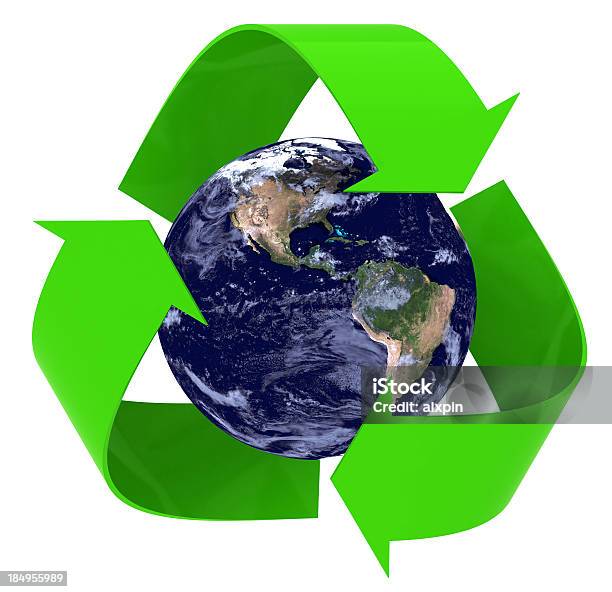 Recycle Earth Stock Photo - Download Image Now - Sustainable Resources, Arrow Symbol, Biosphere 2