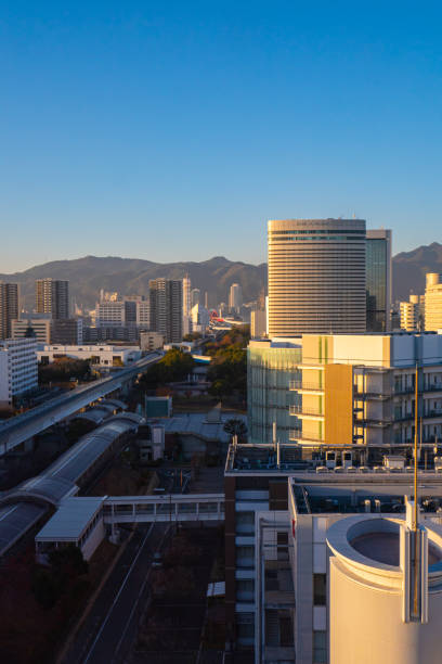istock Cityscape at dusk 1849560860