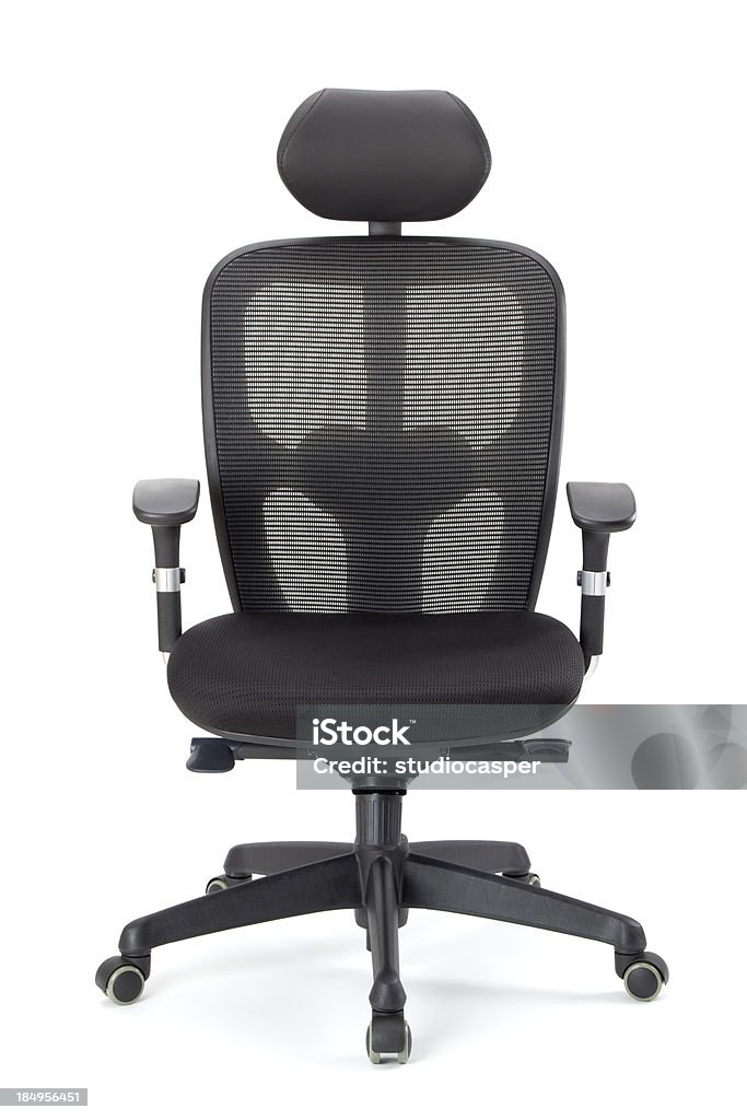 Modern Office Chair Modern Office Chair on white background Armrest Stock Photo