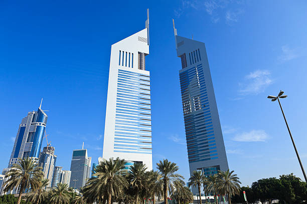istock Dubai - Emirates Towers 184957192
